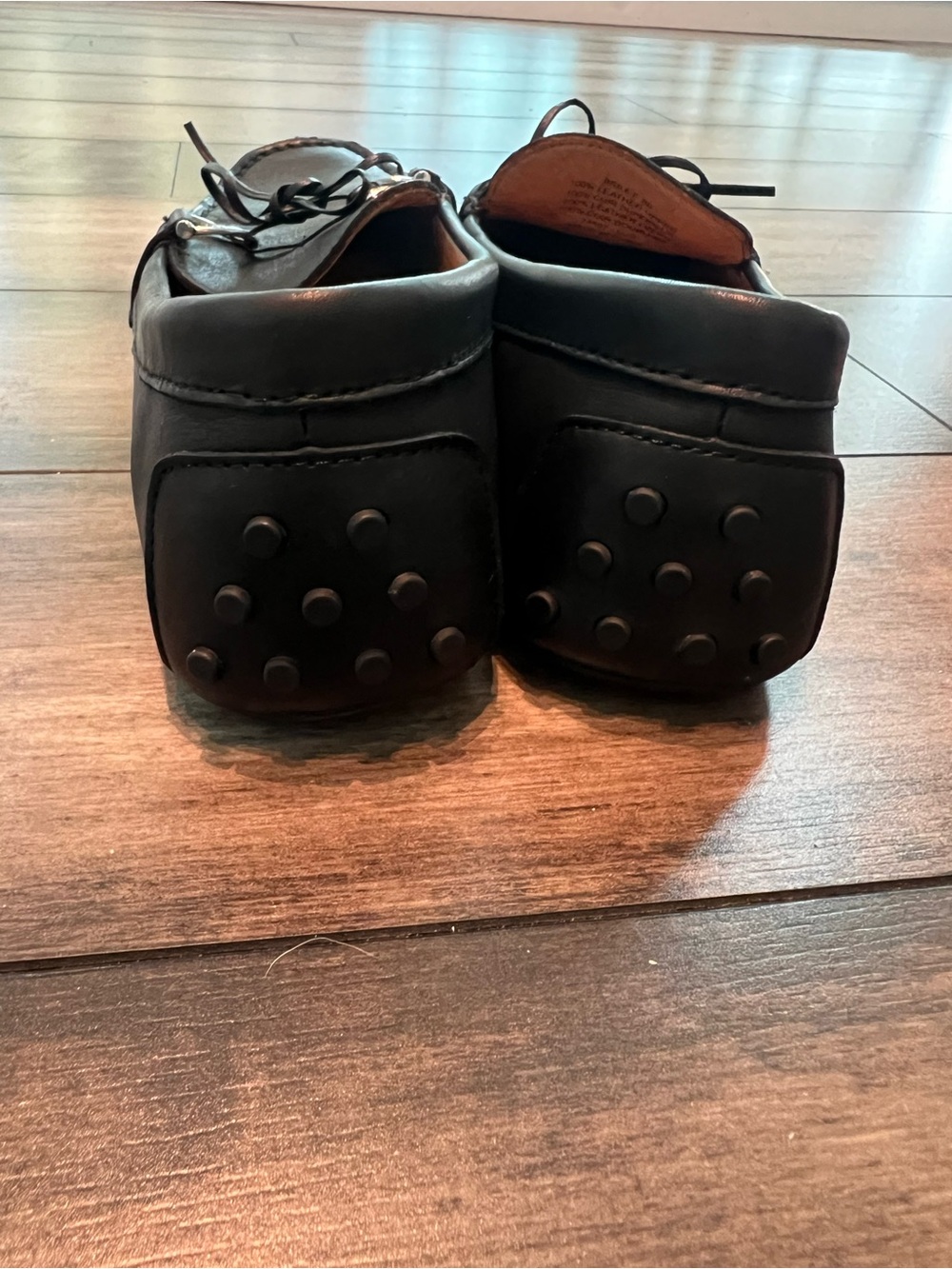 Lauren By Ralph Lauren Black Briley Leather Loafer Flats Women’s Size 8 - Picture 6 of 7